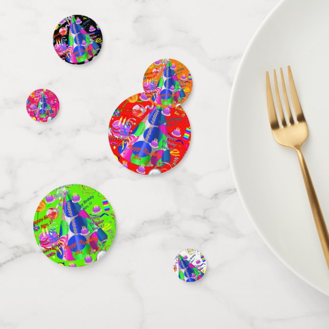 Table Confetti Novembre, 17 Anniversaire (Groupe)