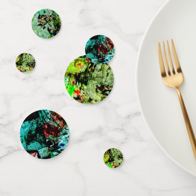 Table Confetti, Recycler les confettis décoratifs  (Groupe)