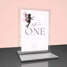 Table d'anniversaire de fée lunaire Pas de carte p