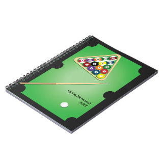 Table de billard Carnet personnalisé
