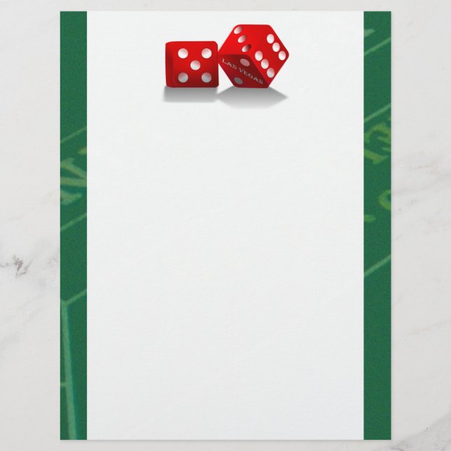 Table de craps avec dés Las Vegas (Devant)