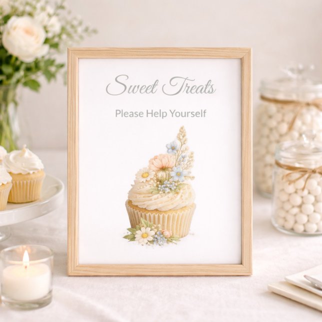 Table de desserts pour l'événement des fleurs sauv (Créateur téléchargé)