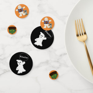 Table de fête d'Halloween pour enfants Confetti