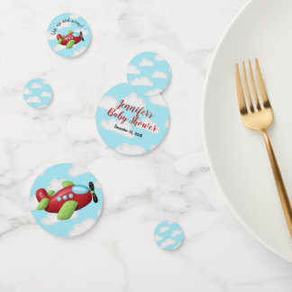 Table de partie de l'avion Confetti