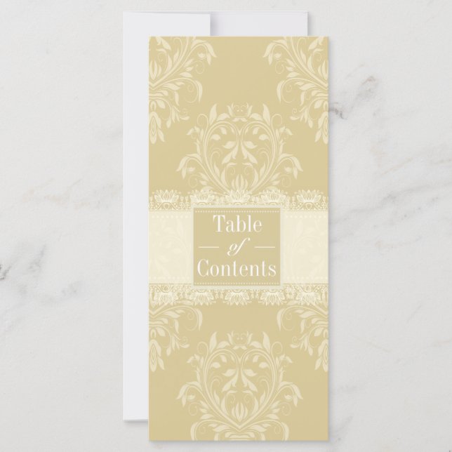 Table des matières Insérer pour la liaison de plan (Devant)