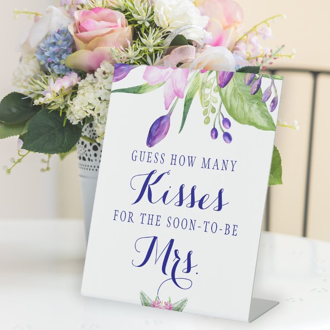 Table Douche nuptiale combien de baisers signe de jeu (Créateur téléchargé)