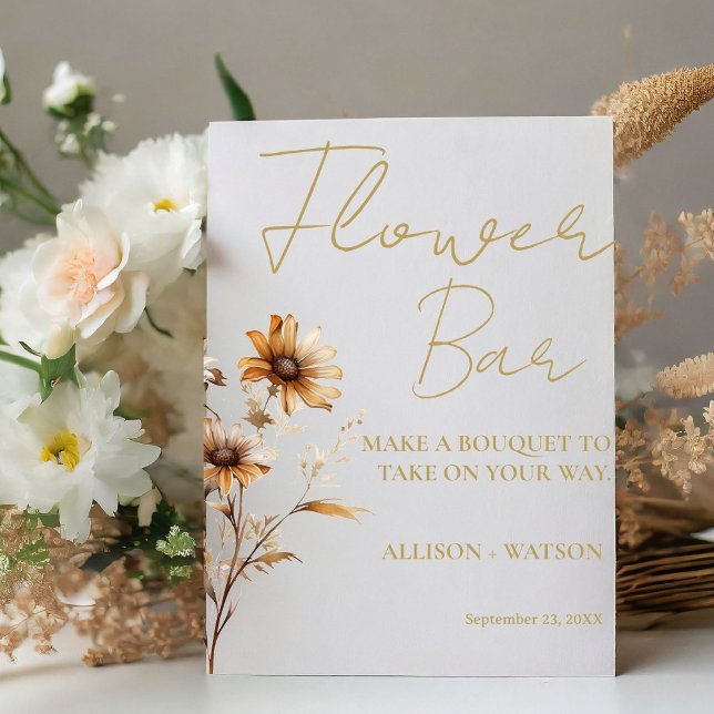 Table Fleur sauvage Flower bar signe fleur de douche nup (Créateur téléchargé)