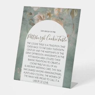 TABLE MARIAGE DE SIGNE DE TABLEAU DE COOKIES PITTSBURGH