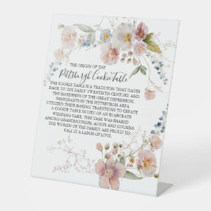 TABLE MARIAGE DE SIGNE DE TABLEAU DE COOKIES PITTSBURGH