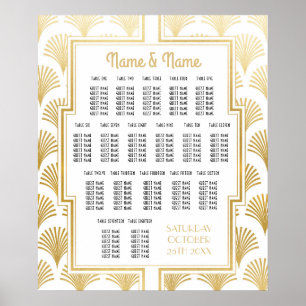 Table Mariage Gatsby Déco 1920 18 Tables