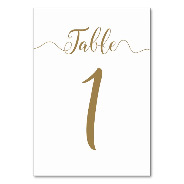 Table Numéro de tableau 1 Numéros de tableau du Mariage  (Par défaut)
