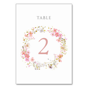 Table numéro du tableau de conception de la couronne flo