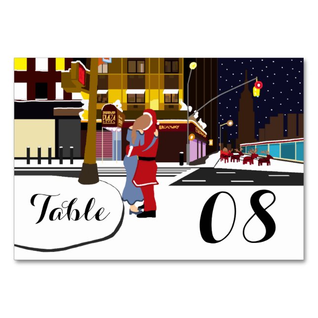 Table Père Noël Kiss On Broadway Numéro de tableau (Devant)