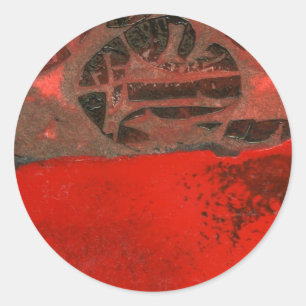 "Table Rock #3" Autocollant abstrait de conception