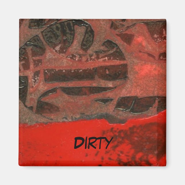 "Table Rock #3" Magnet Abstrait pour lave-vaissell (Devant)