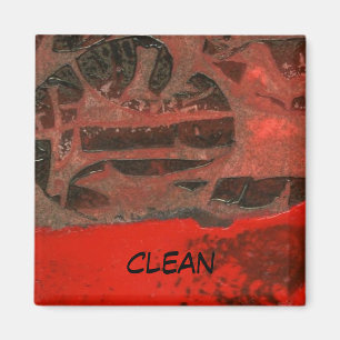 "Table Rock #3" Magnet Abstrait pour lave-vaissell