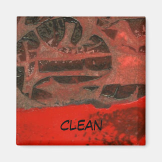 "Table Rock #3" Magnet Abstrait pour lave-vaissell