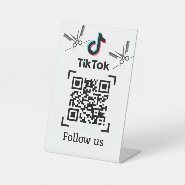 Table Scanner pour suivre le code QR de signe | Suivre s (Recto)
