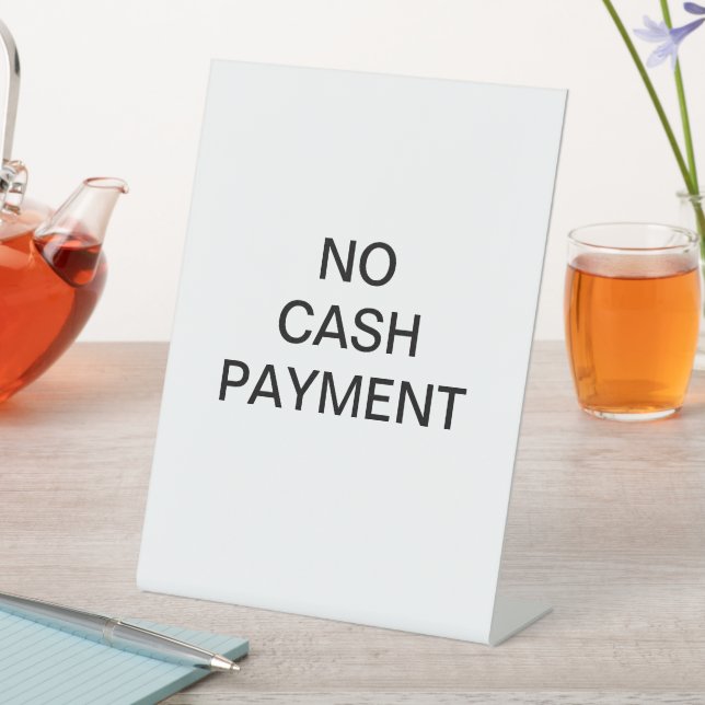 Table Signal de paiement sans cachets, Signe de paiement (In SItu)