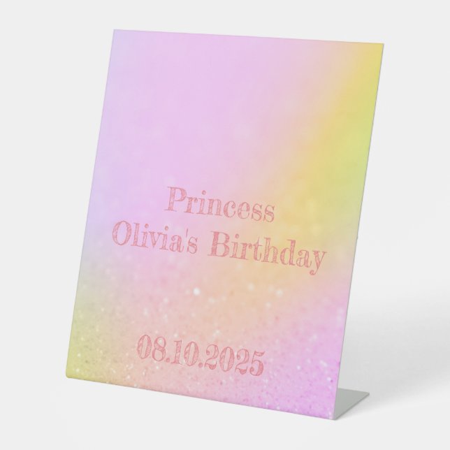 TABLE SIGNE D'ANNIVERSAIRE DE LA FILLE (Recto)