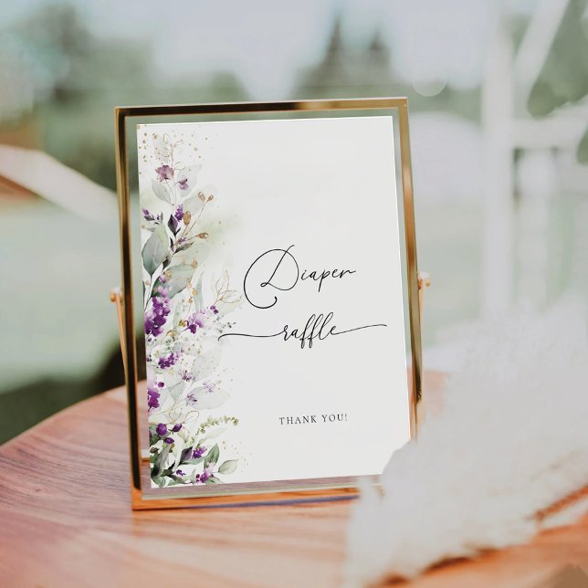 Table Signe de caleçon de Lavande vert pourpre (Créateur téléchargé)