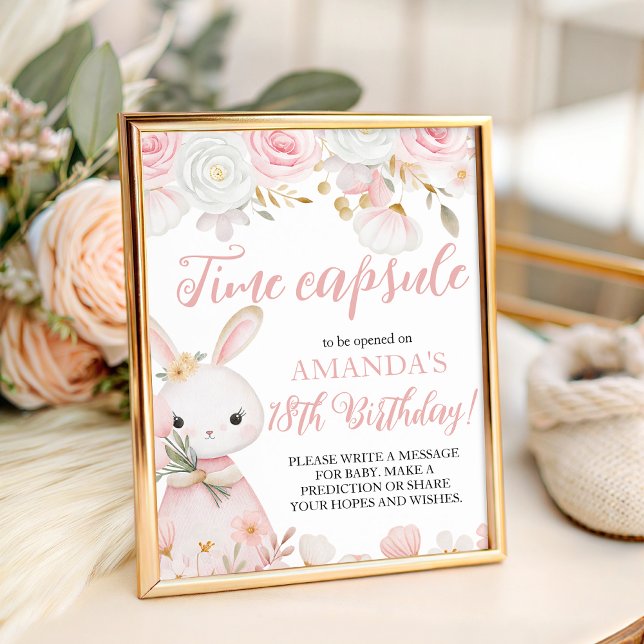 Table Signe de capsule temporelle pour le 1er anniversai (Créateur téléchargé)