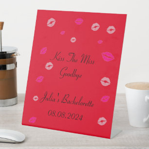 Table signe de la fête de bachelorette
