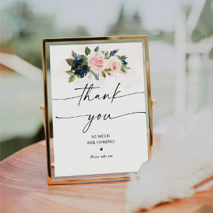 Table SIGNE DE Merci Floral Marine & Blush Pink