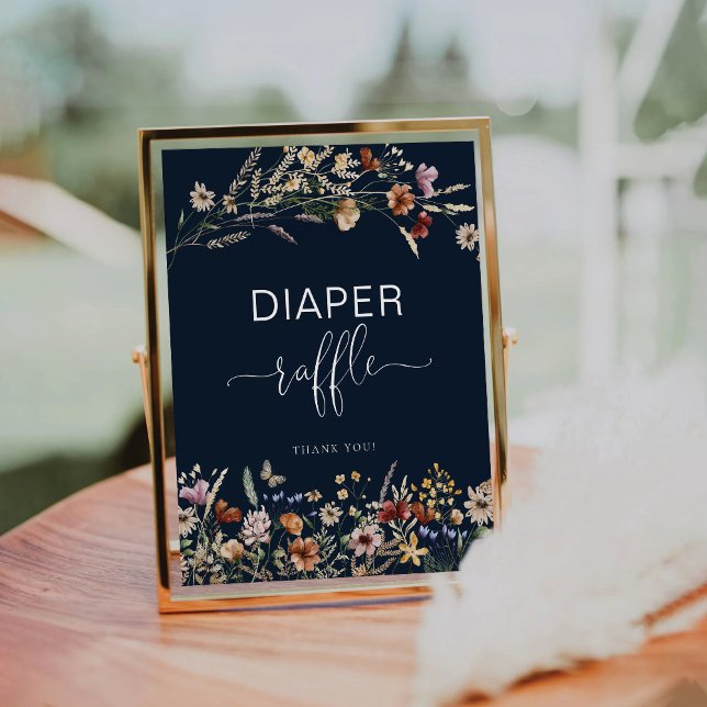 Table SIGNE DE REQUÊTE Fleur sauvage Bleu Marine (Créateur téléchargé)