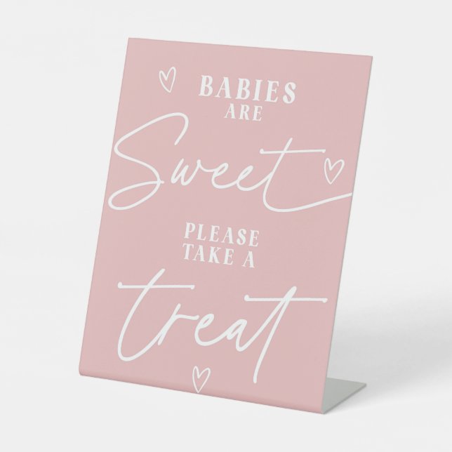 Table SIGNE DE TRAITEMENT MINI A Sweet Girl Baby shower (Recto)
