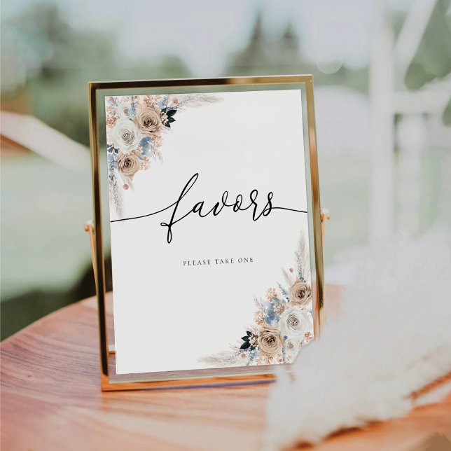 Table Signe Des Faveurs De Boho Ivoire Et Bleu (Créateur téléchargé)