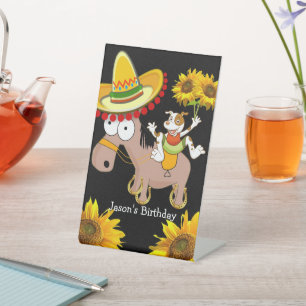 Table SIGNE POSTÉRIAL Floral DU CHÂTEAU DE Tournesol