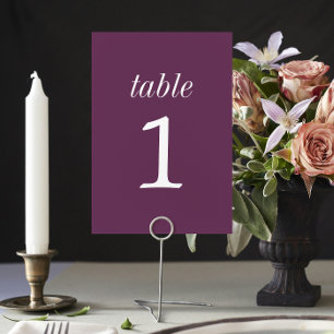 Table Simplicité réelle 2 Mariage de raisin Numéro de ta