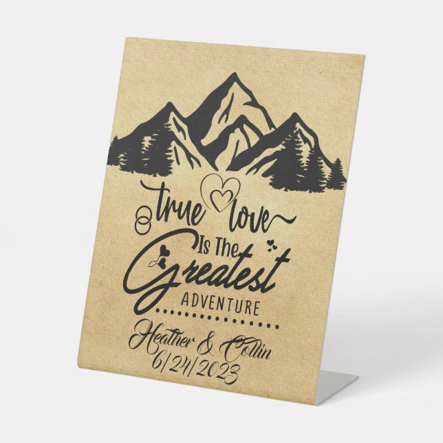 Table True Love est le signe personnalisé de la plus gra (Recto)