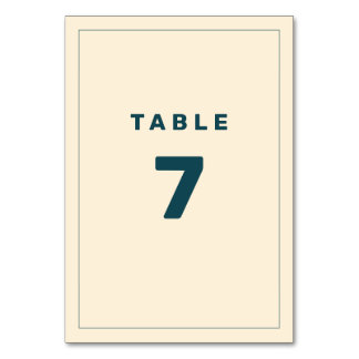 Table Turquoise et beige Wes Anderson Numéro de tableau 