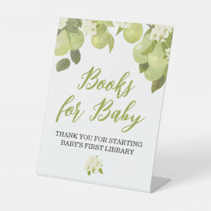 Table Un petit livre de poires doux pour bébé signe de p