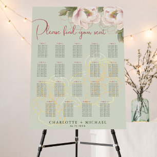 Tableau 19 Mariage floral et  flou