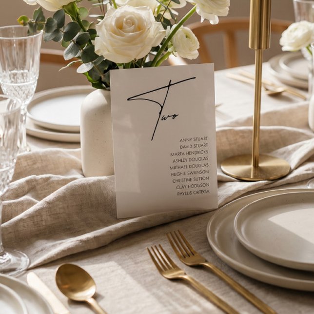 Tableau 2 Modèle de numéro de table de mariage mod (Créateur téléchargé)