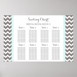 Tableau 8 Tableaux Gris Bleu Chevron
