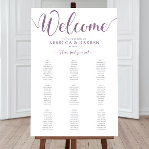 Tableau 9 Mariage violet Lilac