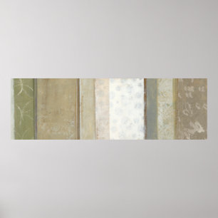 Tableau à panneaux décoratifs en couleurs neutres