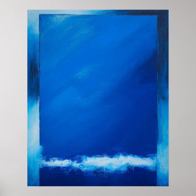 Tableau Abstrait, Art Moderne Abstrait Salon (Devant)