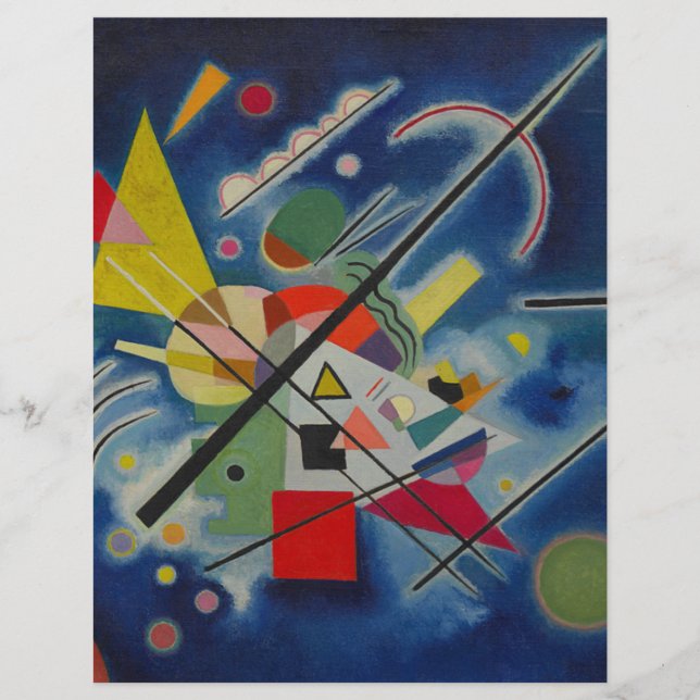 Tableau bleu de Kandinsky (Devant)