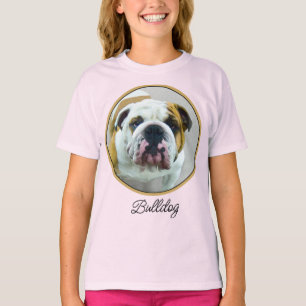 Tableau Bulldog - Joli T-shirt d'art de chien orig