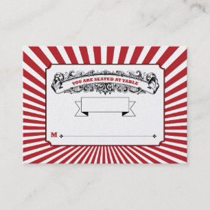 Tableau # Cartes de Place Cirque Rouge