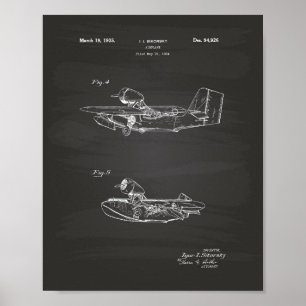Tableau d'art de brevet de l'avion 1926