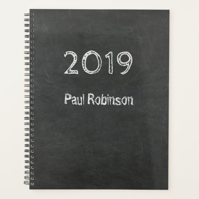 Tableau de bord avec date et prénom (Devant)