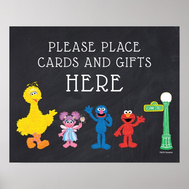 Tableau de bord des Pals de rue Sésame | Cartes et (Devant)