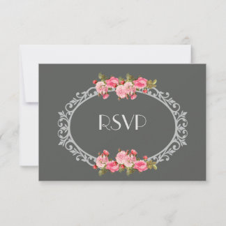 Tableau de bord et mariage Rose RSVP