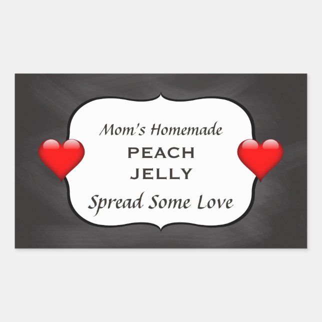 Tableau de bord Étiquette de la purée de confiture (Devant)